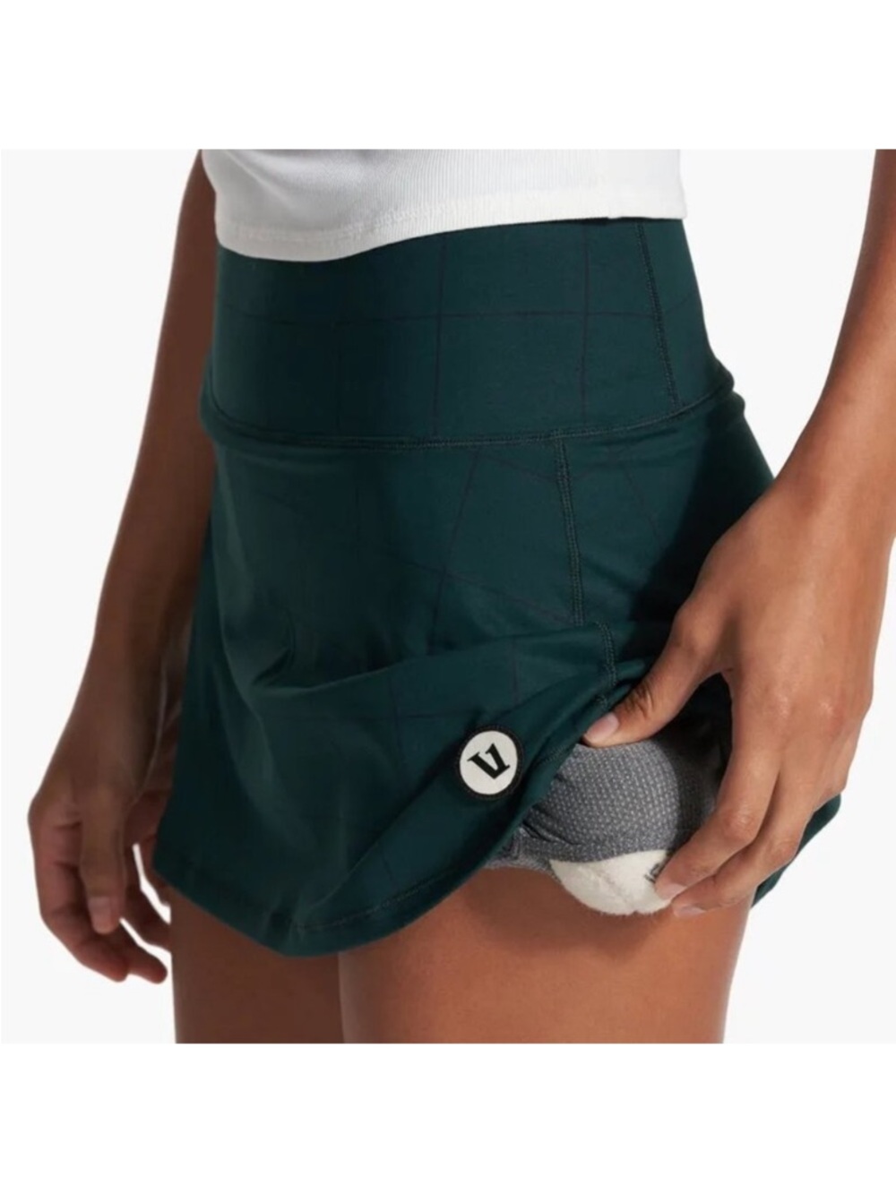 Vuori Deep Teal Performance Skort